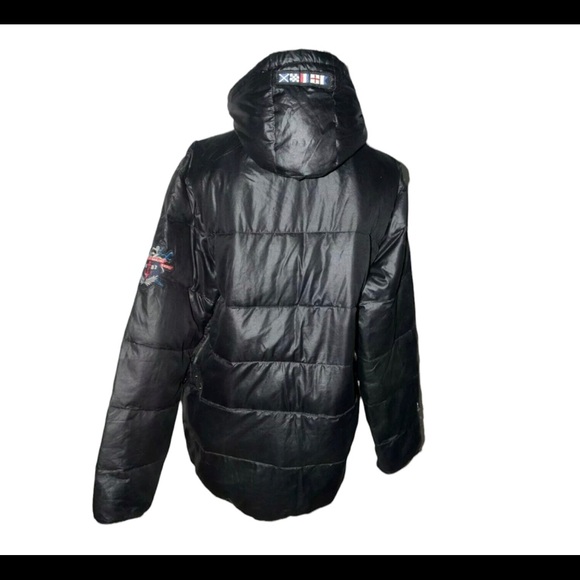 Vintage 1983 MCML Nautica Winter Jacket Waterproof / Wind Resistant Puffy Coat L - Picture 8 of 8